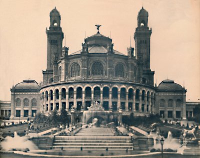 Paryż. - Pałac Trocadero. - ND, ok. 1910. autorstwa Unbekannt