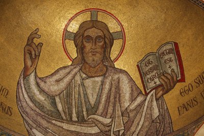 Paryż, Francja Pantokrator Chrystus (w chwale) w kościele Saint-Pierre-de-Montrouge, Paryż, Francja autorstwa Unbekannt