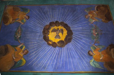 Kościół parafialny (Kościół Matki Bożej Solers). Wnętrze. autorstwa Unbekannt