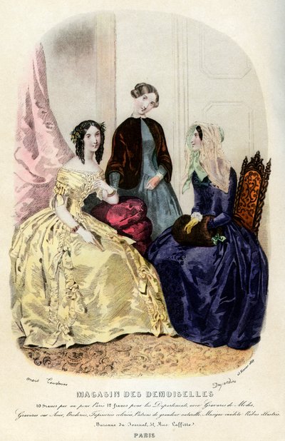 Moda paryska XIX wieku, 1849 1938 autorstwa Unbekannt