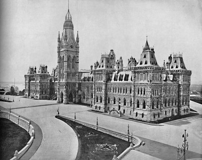 Budynki Parlamentu, Ottawa, Kanada, c1897. autorstwa Unbekannt