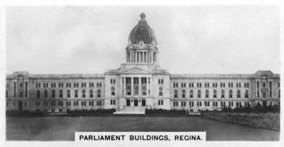 Budynki Parlamentu, Regina, Saskatchewan, Kanada, c1920 autorstwa Unbekannt