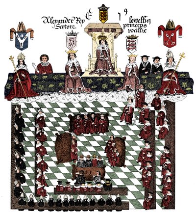 Parlament Edwarda I, XIII w., ok. 1905 autorstwa Unbekannt