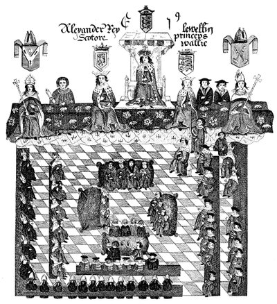Parlament Edwarda I, XIII wiek, ok. 1905 autorstwa Unbekannt