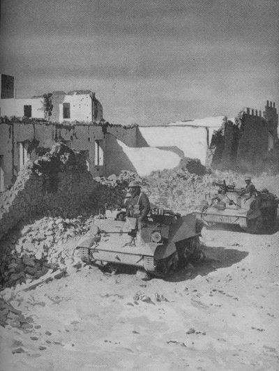 Przeszłość Grazianis Shattered Stronghold leży na drodze zdobywców, 1941. autorstwa Unbekannt