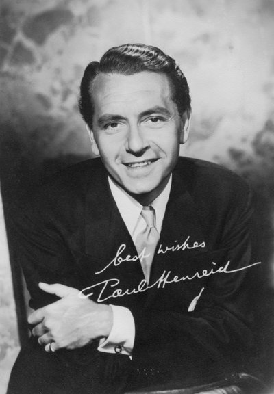 Paul Henreid 1908-1992, urodzony w Austrii amerykański aktor i reżyser, ok. 1940 autorstwa Unbekannt