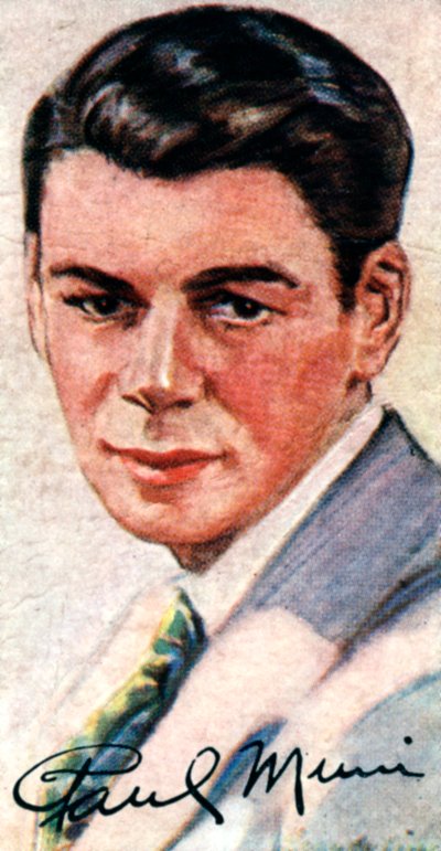 Paul Muni, 1895-1967, zdobywca Oscara, wszechstronny aktor, XX wiek autorstwa Unbekannt