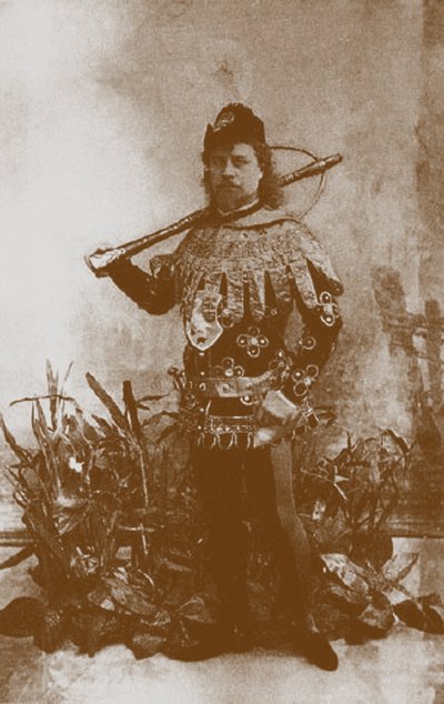 Pavel Gerdt jako książę Zygfryd w Baletowym Jeziorze łabędzim, Petersburg, 1895 autorstwa Unbekannt