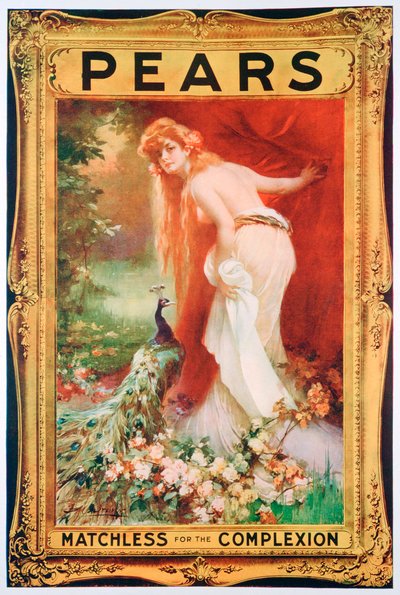 Reklama mydła gruszki, 1914 autorstwa Unbekannt