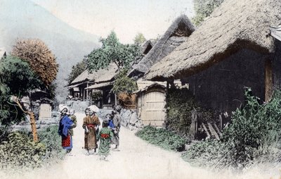Gospodarstwo chłopskie, Japonia, XX w. autorstwa Unbekannt