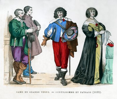 Chłopi, pan i dama, 1635 1882-1884 autorstwa Unbekannt