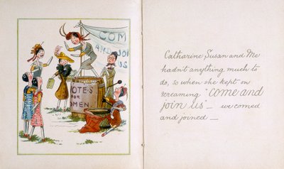 Peg lalki na spotkaniu sufrażystek, ok. 1910 r. autorstwa Unbekannt