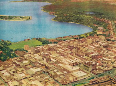 Perth z powietrza, c1947. autorstwa Unbekannt