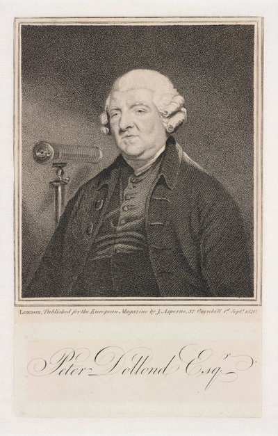 Peter Dollond, angielski optyk, ok. 1800 autorstwa Unbekannt