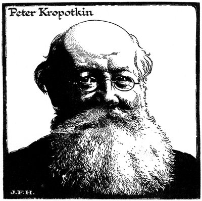 Piotr Kropotkin, rosyjski anarchista, ok. 1920 autorstwa Unbekannt