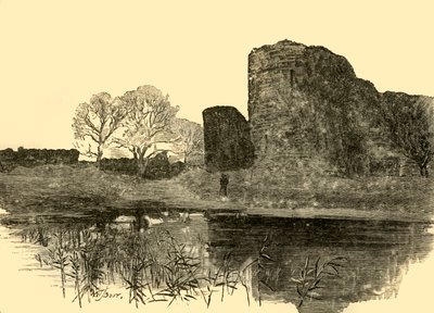 Zamek Pevensey, 1898. autorstwa Unbekannt