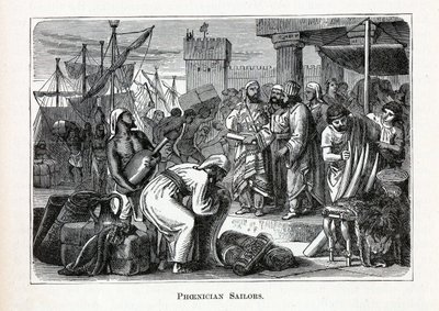 Feniccy żeglarze, 1882 autorstwa Unbekannt