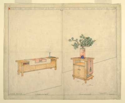 Ławka do pianina i Taboret, Rezydencja Henry