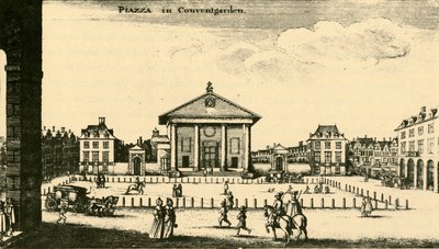 Piazza w Covent Garden, XVIII wiek, 1925. autorstwa Unbekannt