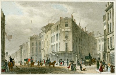 Piccadilly, Londyn, 1830 autorstwa Unbekannt