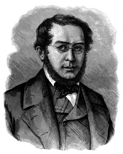 Pierre Joseph Proudhon, XIX-wieczny francuski socjalista anarchista i dziennikarz autorstwa Unbekannt