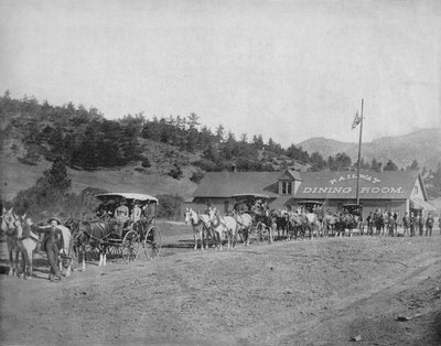 Pikes Peak płk Toll Road, c1897. autorstwa Unbekannt
