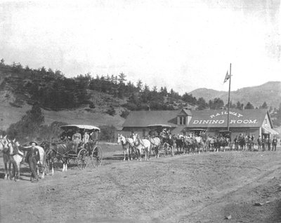 Pikes Peak Toll Road, Kolorado, USA, ok. 1900. autorstwa Unbekannt