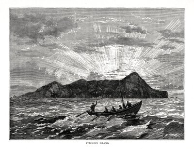Wyspa Pitcairn, Ocean Spokojny, 1877 autorstwa Unbekannt
