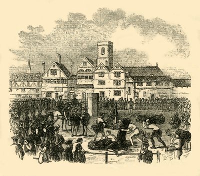 Miejsce straceń w Old Smithfield, ok. 1872 r. autorstwa Unbekannt