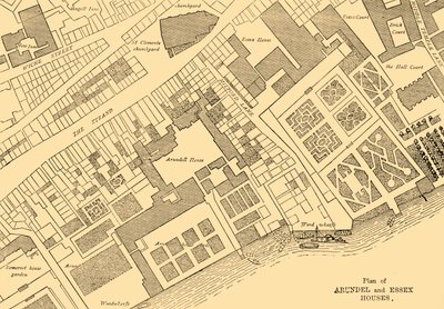 Plan domów Arundel i Essex, 1881. autorstwa Unbekannt