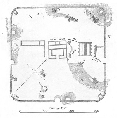 Plan fortu Hardknott, Cumberland, 1902 autorstwa Unbekannt