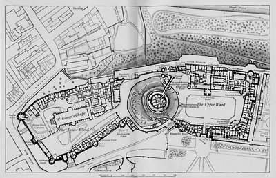 Plan Zamku, 1895 autorstwa Unbekannt