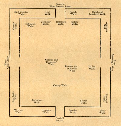 Plan Giełdy z lat 1837, 1897. autorstwa Unbekannt