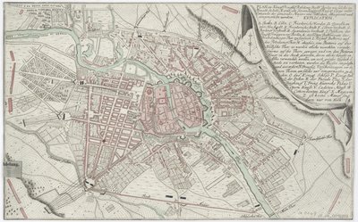 Plan Berlina 1760 autorstwa Unbekannt
