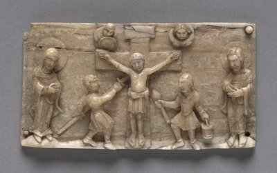 Tablica z przenośnego ołtarza przedstawiająca ukrzyżowanie, 1050-1100. autorstwa Unbekannt