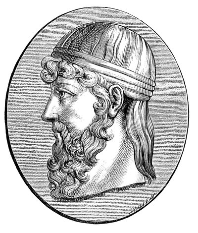 Platon c428-c348 pne, filozof starożytnej Grecji autorstwa Unbekannt