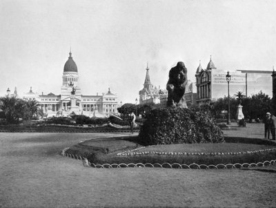 Plaza de Mayo i budynek kongresowy, Buenos Aires, Argentyna autorstwa Unbekannt