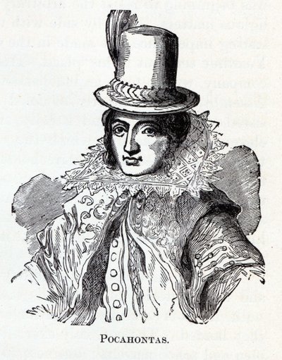 Pocahontas, 1882 autorstwa Unbekannt