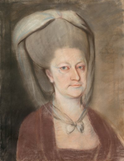 Portret hrabiny Anny Marii Eszerhazy, ur. Erdödy autorstwa Unbekannt