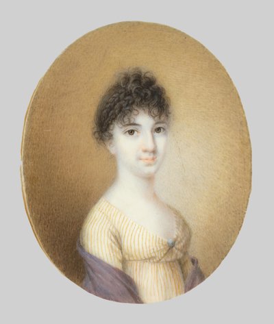 Portret hrabiny Antonii Bolza autorstwa Unbekannt