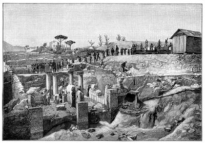 Pompeje, Włochy, 1900 autorstwa Unbekannt
