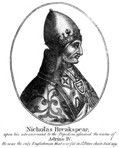 Papież Adrian IV autorstwa Unbekannt