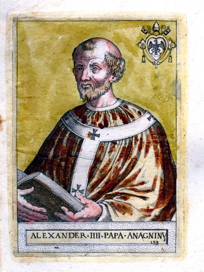 Papież Aleksander IV autorstwa Unbekannt