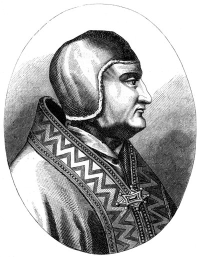 Papież Klemens IV d1268, 1849 autorstwa Unbekannt