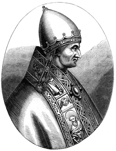 Papież Innocenty IV 1180-1254, 1849 autorstwa Unbekannt