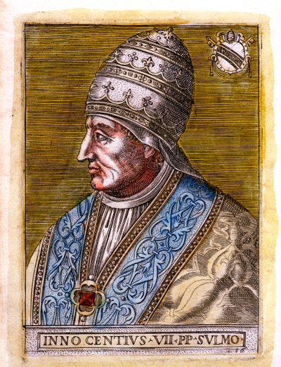 Papież Innocenty VII ok. 1336-1406, ok. XIX w. autorstwa Unbekannt