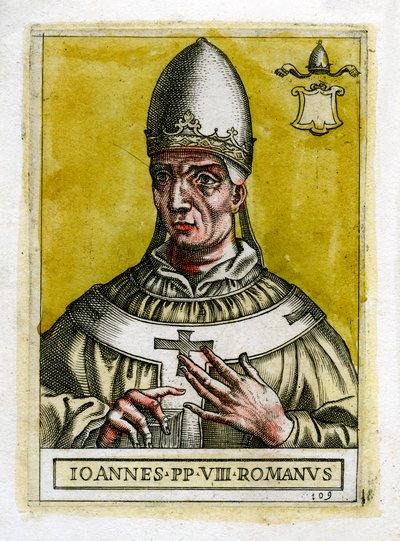 Papież Jan VIII autorstwa Unbekannt