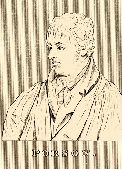 Porson, 1759-1808, 1830. autorstwa Unbekannt