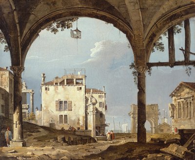 Portyk z latarnią, 174145. autorstwa Unbekannt