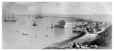 Portland Port i falochron, 1866 autorstwa Unbekannt
